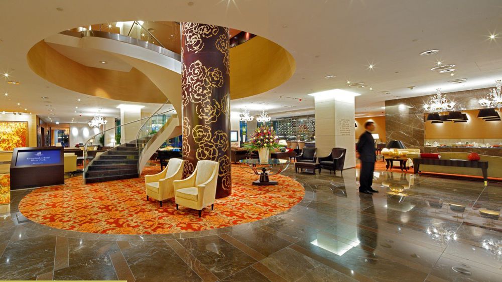 Grand Hotel River Park, A Luxury Collection Hotel, Bratislava Interior foto The lobby of the hotel